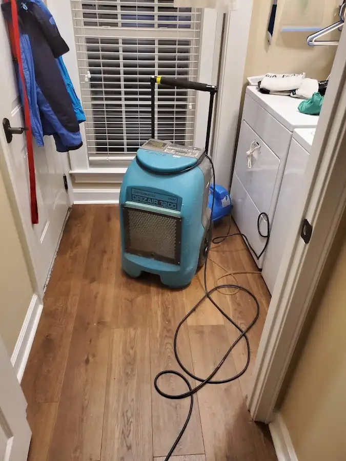 Commercial dehumidifier deployed for Crawl Space Restoration in Deerfield